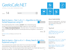 Tablet Screenshot of geekscafe.net